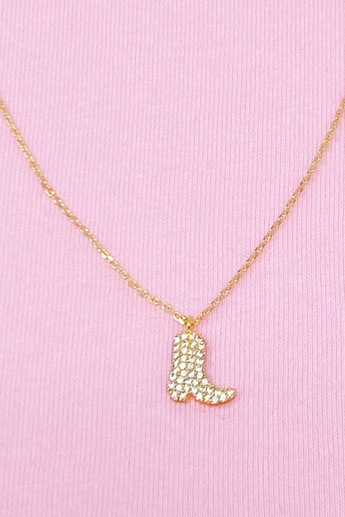 Collier botte de cow-girl