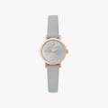 Montre femme Pierre Cardin cuir gris, cadran argenté – CCM.0506