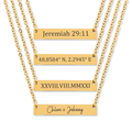 Collier barre horizontale personnalisable Jacki Easlick®