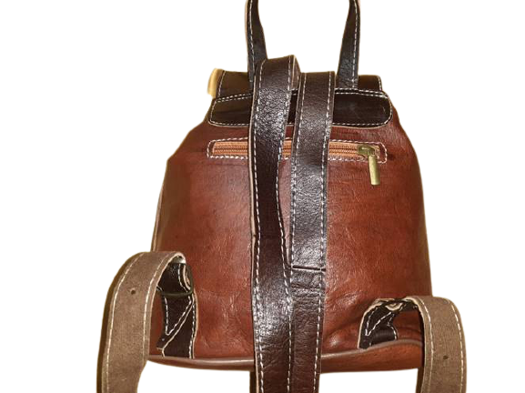 Petit sac à dos Fez double fermeture bicolore