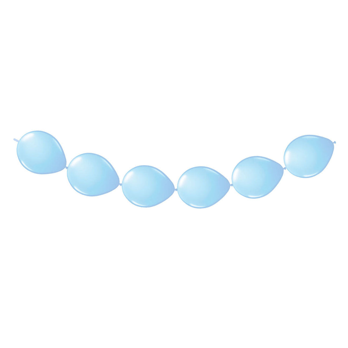 Ballons bleu clair Folat – lot de 8