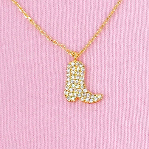Collier botte de cow-girl