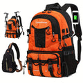 Large Capacity Travel Backpack with Chest Bag-0