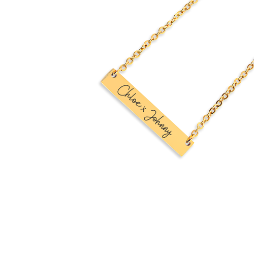 Collier barre horizontale personnalisable Jacki Easlick®