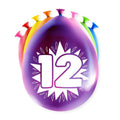 Ballons Paperdreams Happy Party 12 ans – lot de 8