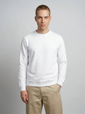 White Organic Cotton Sweatshirt – Made in France-0