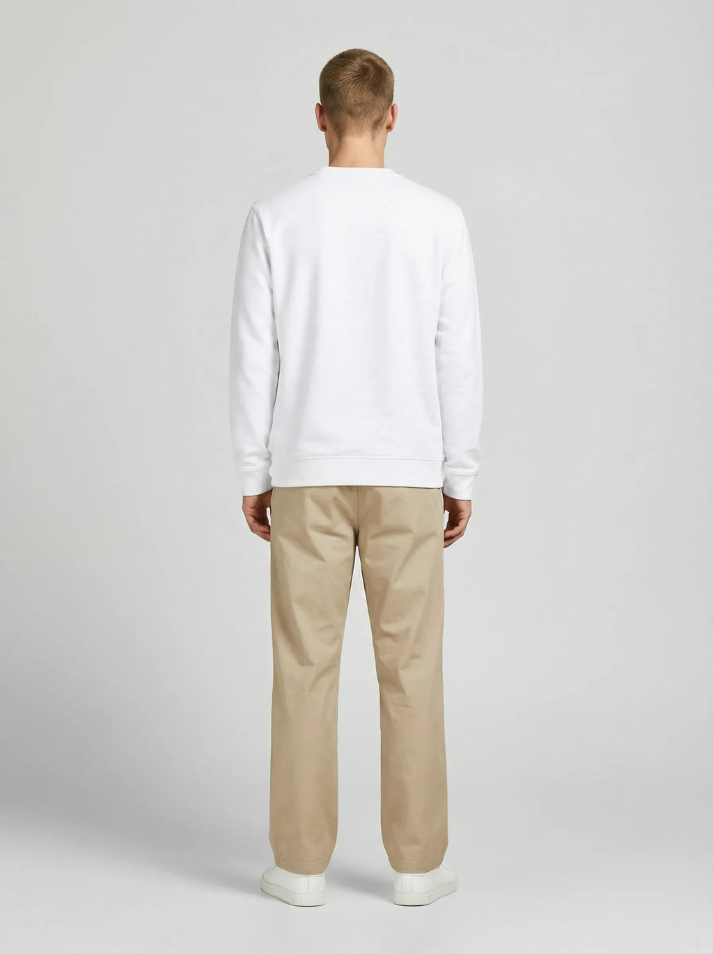 Sweat en coton bio blanc – Made in France