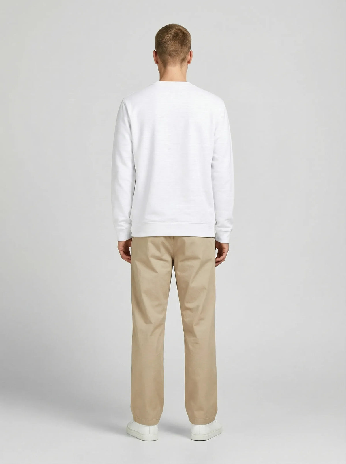 Sweat en coton bio blanc – Made in France