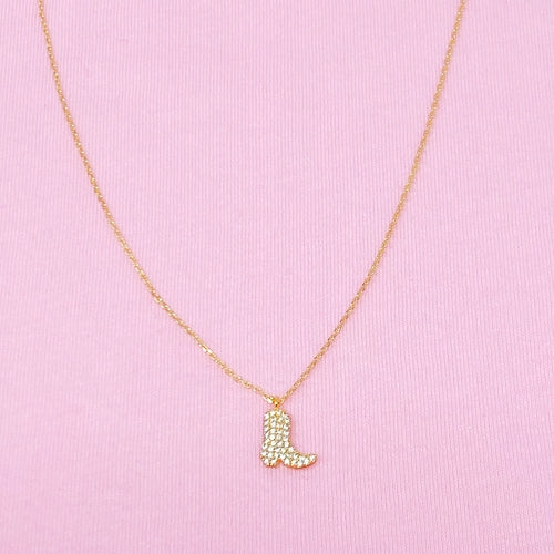 Collier botte de cow-girl