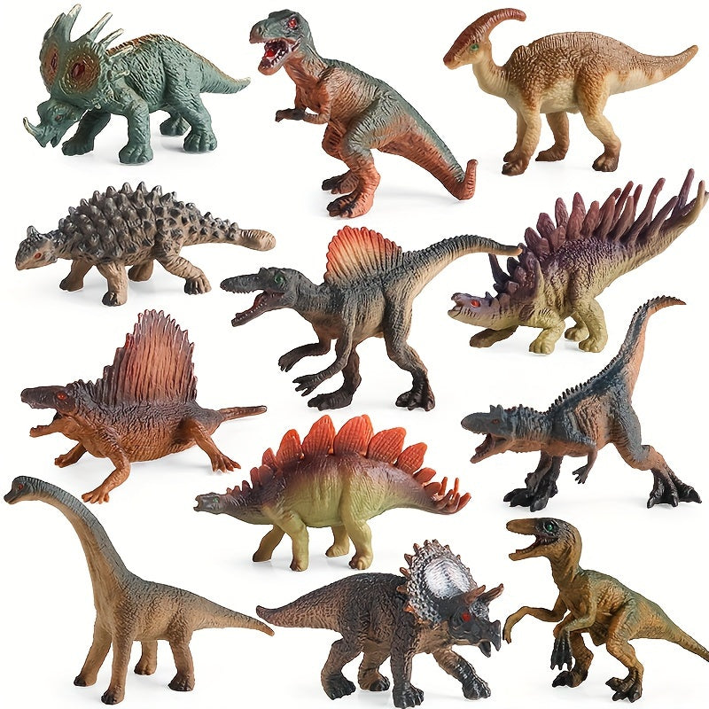 Dino Delight: 12-Piece Action Figure Set-0