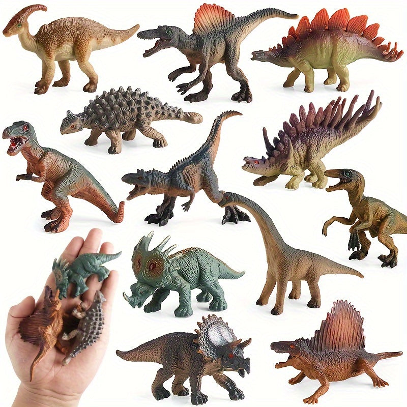 Dino Delight: 12-Piece Action Figure Set-1