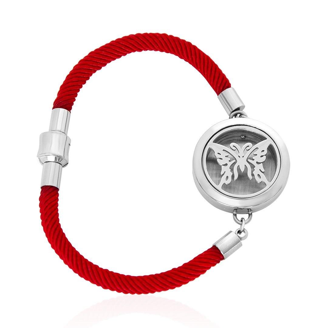 Bracelet diffuseur de parfum papillon FBR040SR