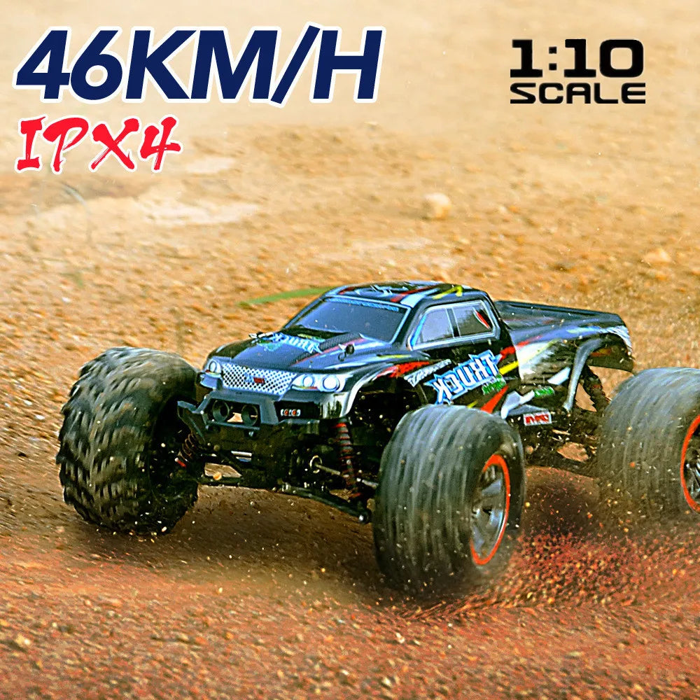 High-Speed 1:10 RC Off-Road Truck - Waterproof Dual Motor Adventure-0