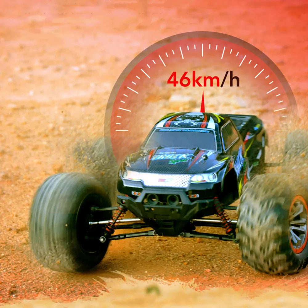 High-Speed 1:10 RC Off-Road Truck - Waterproof Dual Motor Adventure-1
