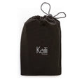 K0025AB | Beauty Case with side handle in genuine full grain leather with light grain - Black color. Zipper closure, Dimensions: 25 x 16 x 12 cm. Packaging: Tnt bag