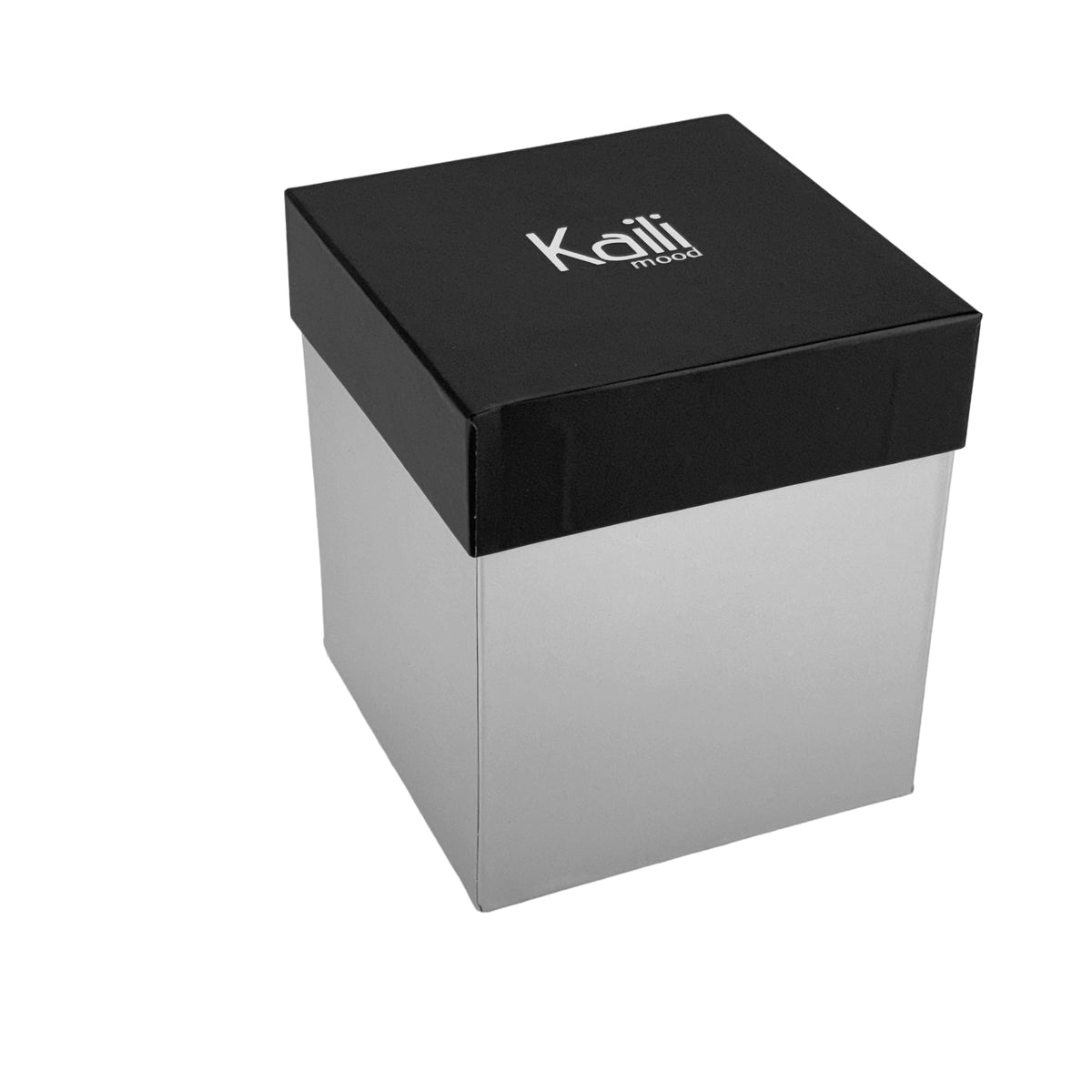 K0032AB | Genuine leather, full-grain, dollar grain desk pen holder. Black color with Red edges. Size: 8.5 x 8.5 x 12 cm. Packaging: gift box bottom/cover