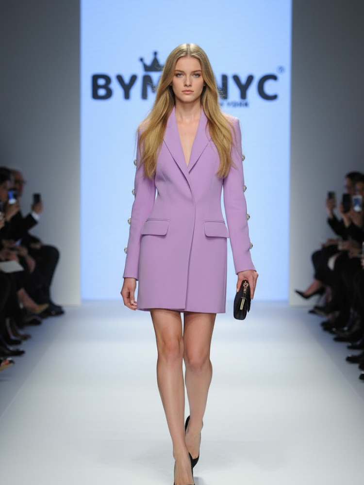 Robe blazer lavande WALL STREET – Prêt-à-porter BYMANYC® New York
