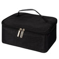 Small Insulated Lunch Box Bag For Work Picnic (Black)-0