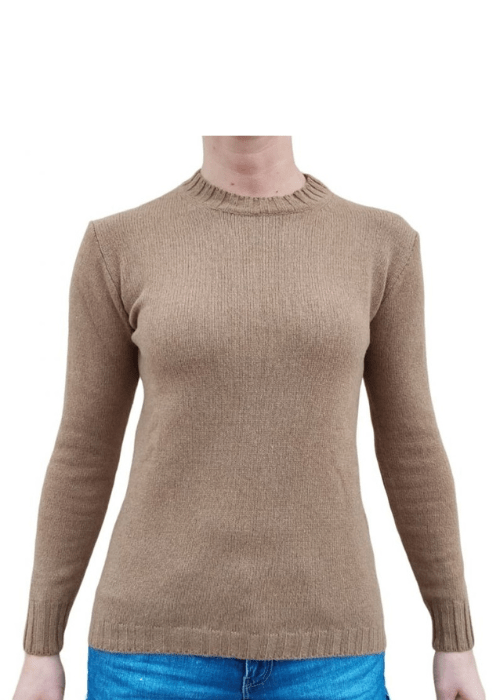 Pull col rond femme en cachemire recyclé – Lanaioli