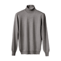 Pull col roulé homme en cachemire, soie et laine mérinos – Lanaioli