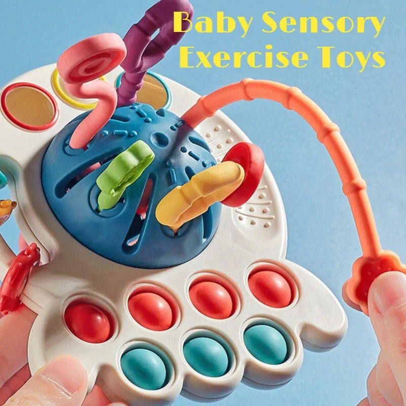 Montessori Pull String Educational Toy-1