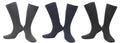 Chaussette Anti Transpiration Sans Couture en Modal - Gris, Bleu Marine, Noir (3 paires)