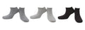 Socquettes Élégance Coton Écologique - Gris, Noir (3 paires)