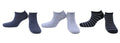 Socquettes Ciel et Mer Coton Écologique - Bleu (3 paires)
