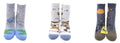 Chaussettes Garçon Duo Coton Écologique - Bleu, Blanc, Gris (3 paires)