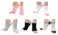 Chaussettes Invisibles Young Lady Coton Écologique - Beige, Gris, Rose, Noir (5 paires)