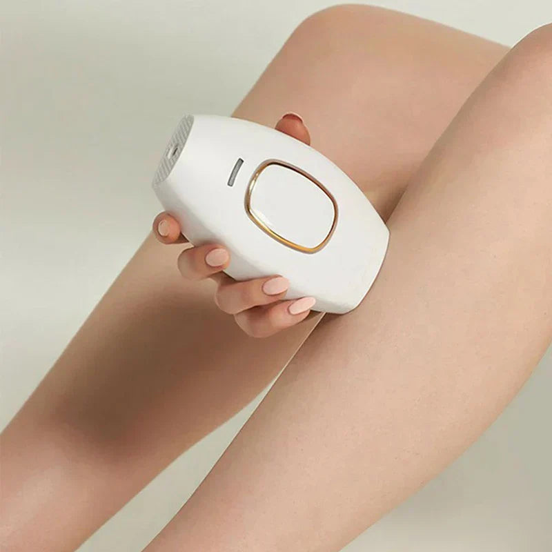 Professional IPL Laser Hair Removal Handset Permanent White