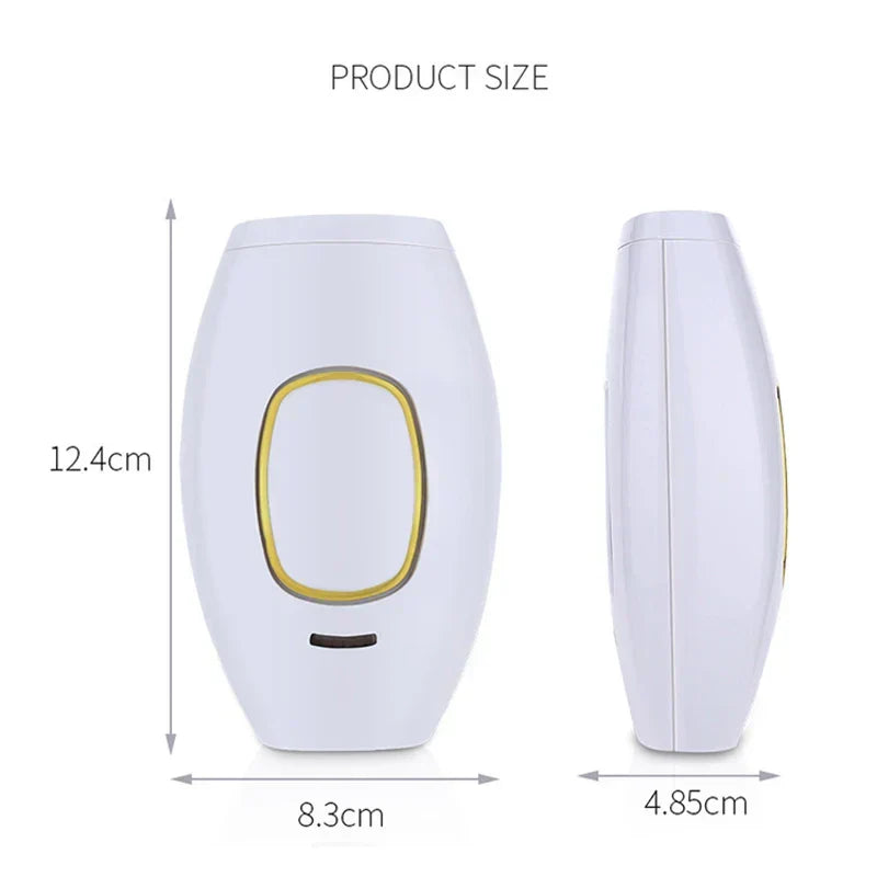 Professional IPL Laser Hair Removal Handset Permanent White