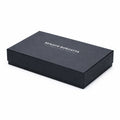 RB1080GA | Women's Wallet Made in Italy in Genuine Dollar Grain Leather. Color: Black. Dimensions (closed): 13 x 9 x 2.5 cm