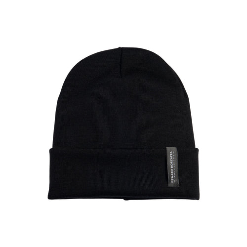 Bonnet unisexe Cimone en laine mélangée Made in Italy – noir