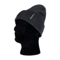 RB5005K | CIMONE Unisex Knit Beanie in a Tubular Wool Blend Made in Italy. Charcoal Color. One Size