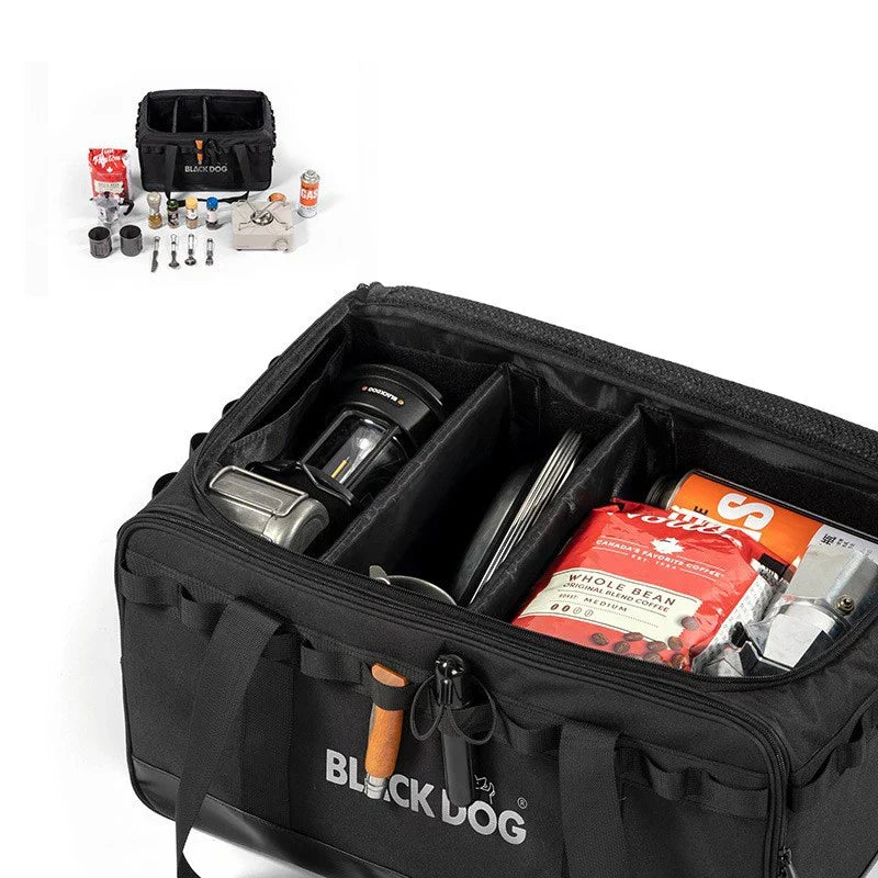 Sac de rangement camping 30 L renforcé – Noir