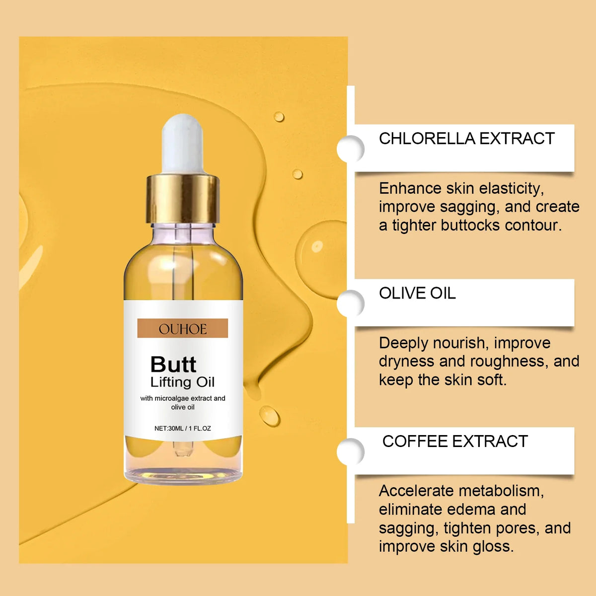 Buttock Enlargement Oil
