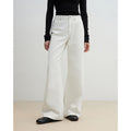 "Mint Flavor" High Waist Wide Leg Loose Washed Jeans Women