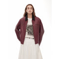 “Light Chaser” High Street Casual New Zealand Imported Wide Shoulder Genuine Leather Workwear Jacket Leather Jacket Autumn