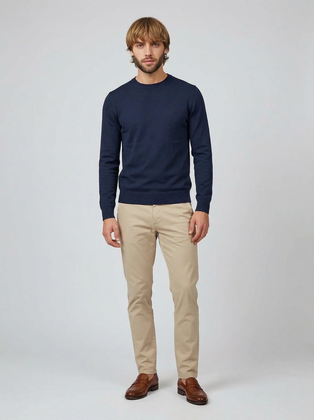 Sweat en coton bio bleu marine – Made in France