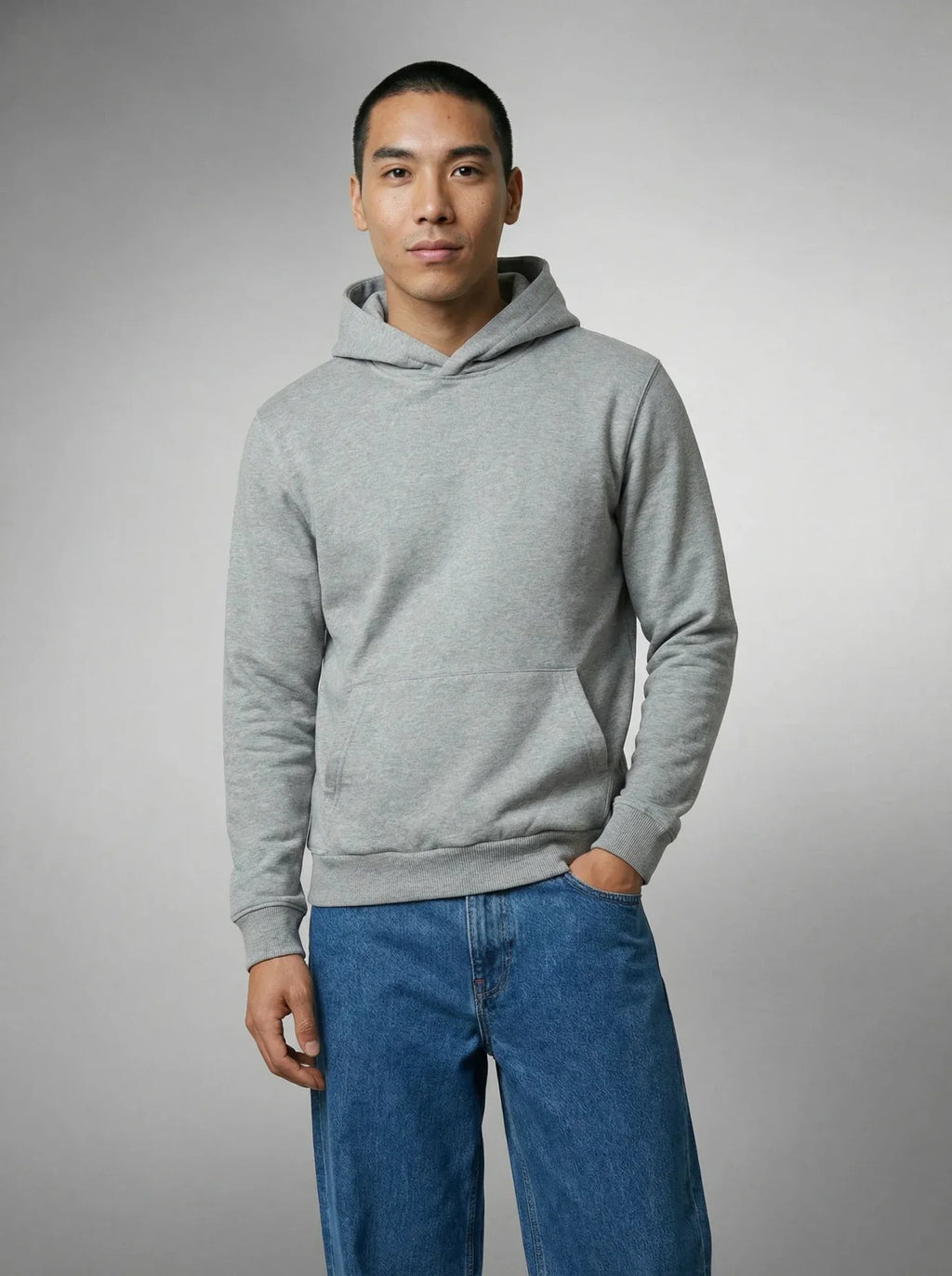 Sweat à capuche gris – Made in France