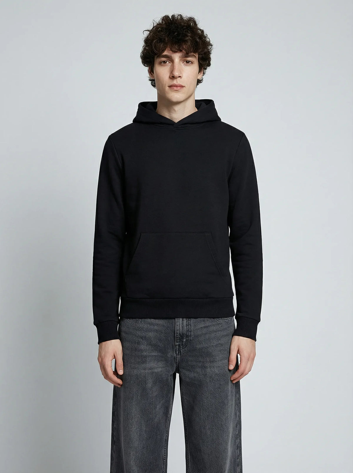Sweat à capuche noir – Made in France