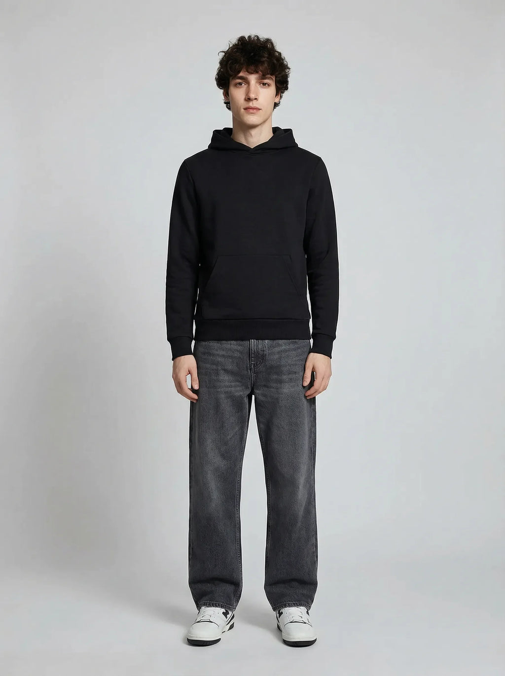 Sweat à capuche noir – Made in France