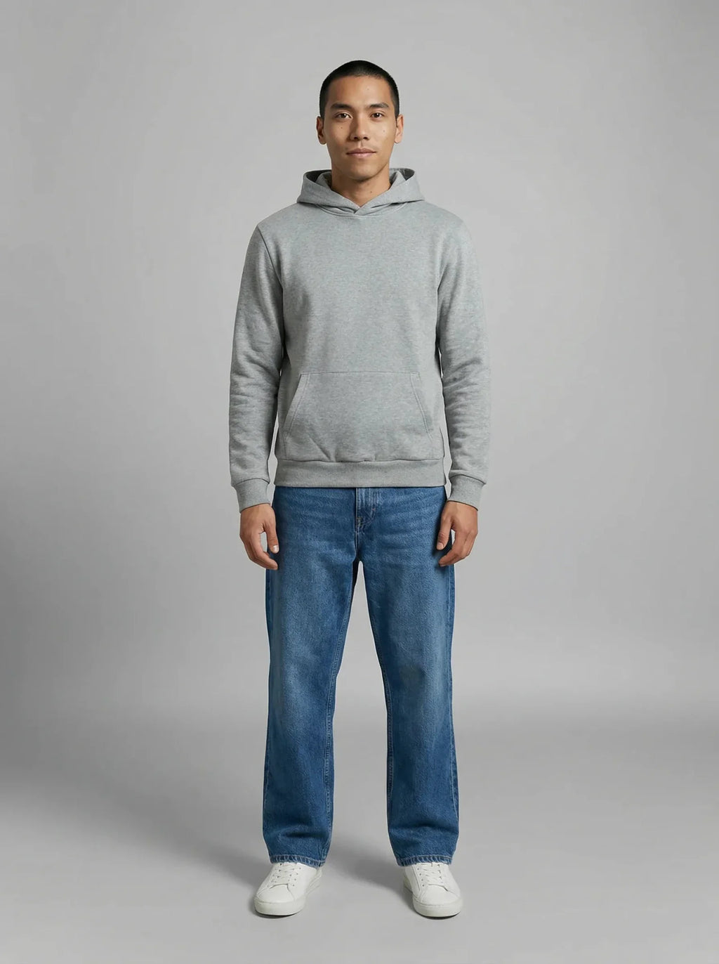 Sweat à capuche gris – Made in France