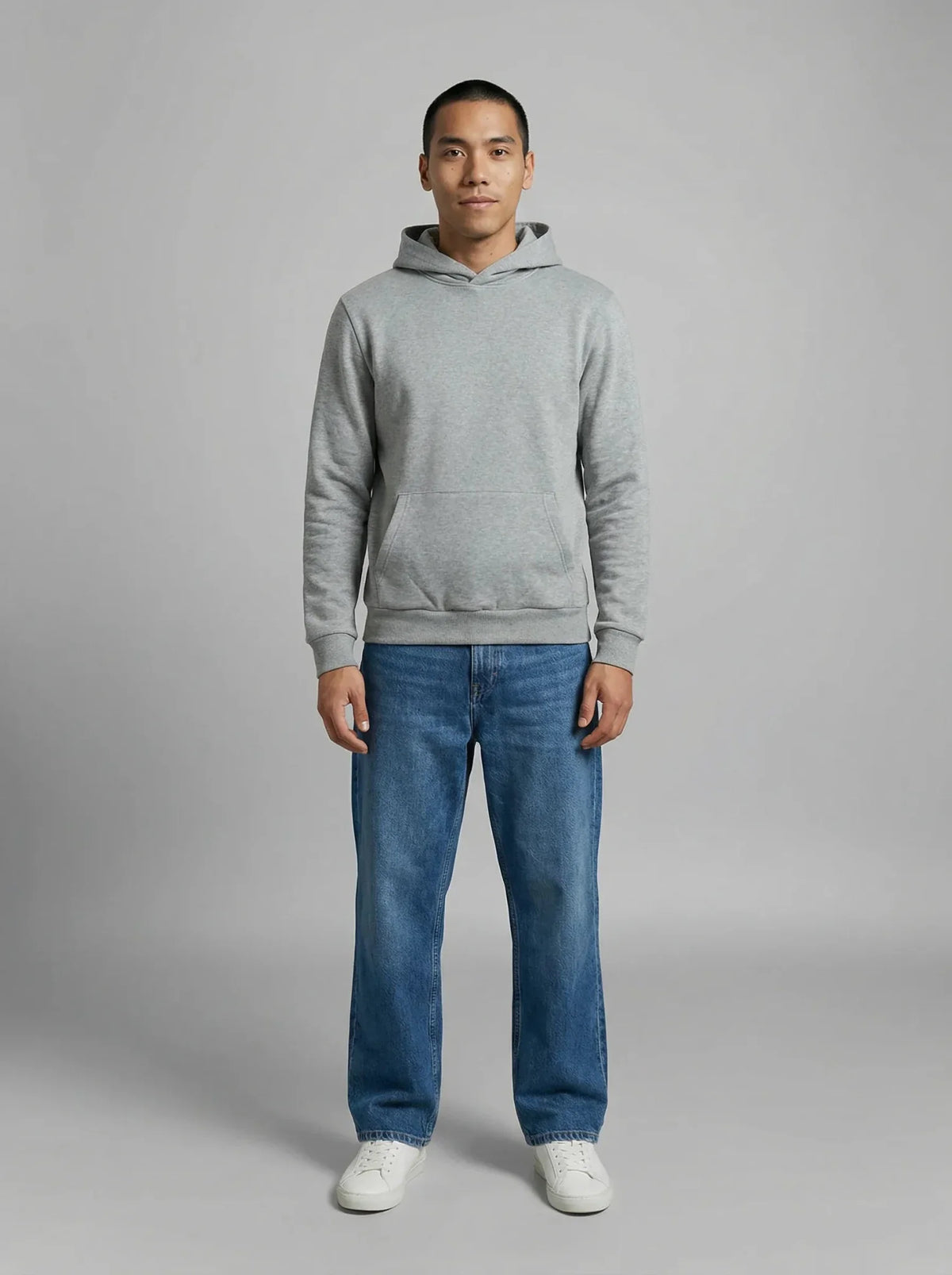 Sweat à capuche gris – Made in France
