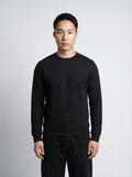 Black Organic Cotton Sweatshirt – Made in France-0