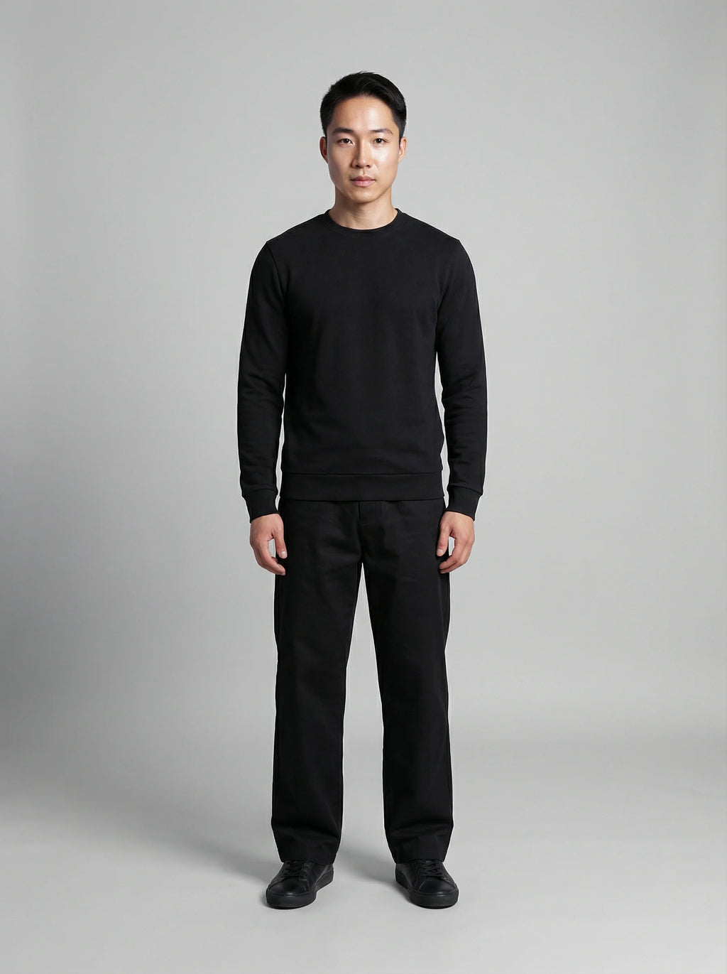 Sweat en coton bio noir – Made in France