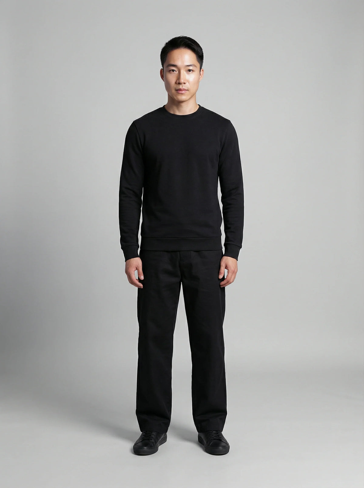Sweat en coton bio noir – Made in France