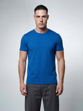 Blue Cotton T-Shirt – Made in France-0