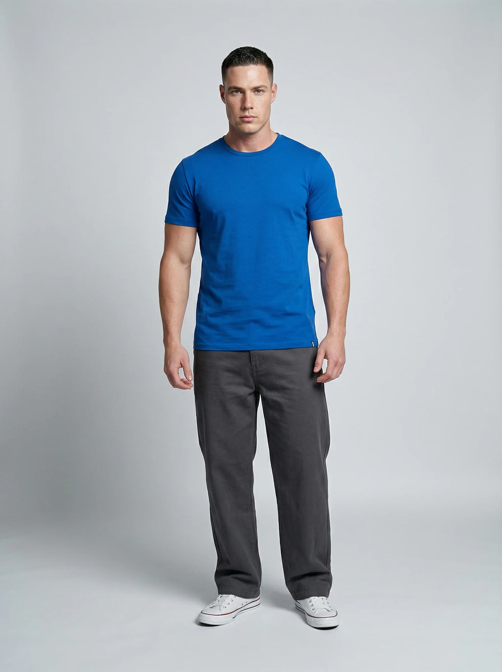T-shirt en coton bleu – Made in France